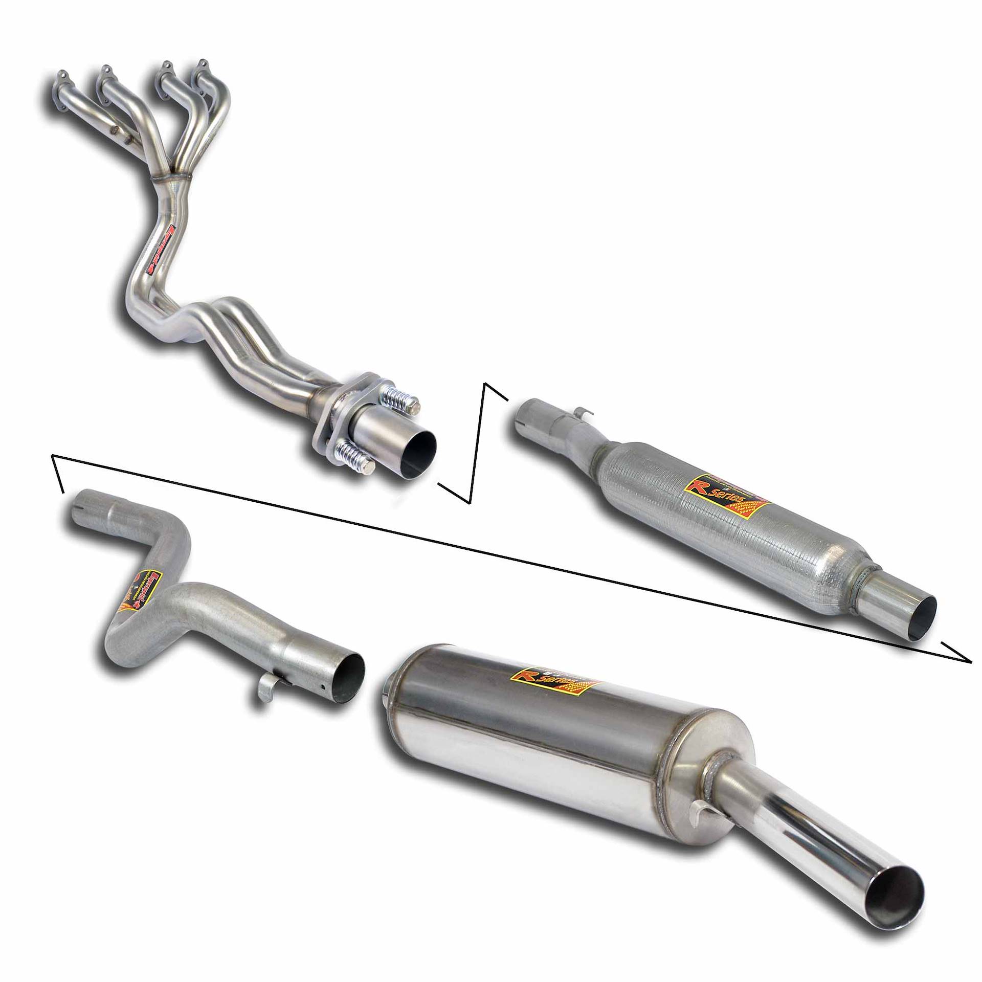 Track performance package Ø60 mm "4-2-1"<br>Provvisto di attestazione di storicità